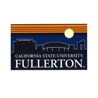 Cal State Fullerton Retro Sky Vinyl Decal